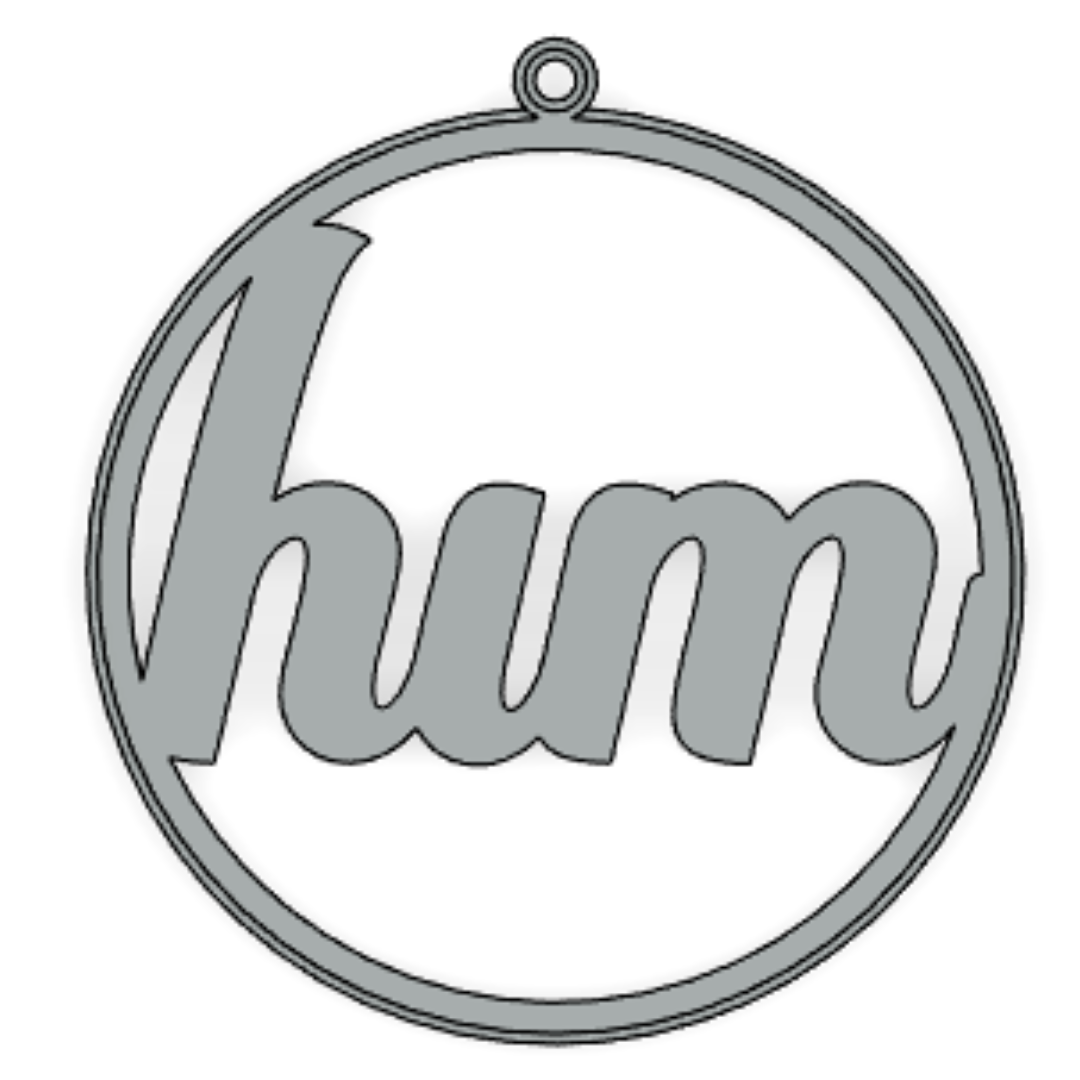 Him Pronoun Earrings