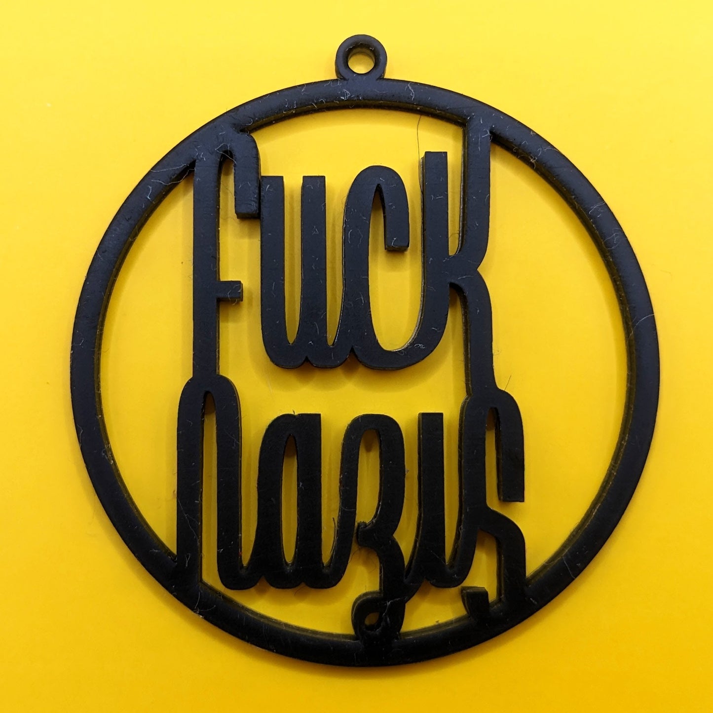 Fuck Nazis Earring