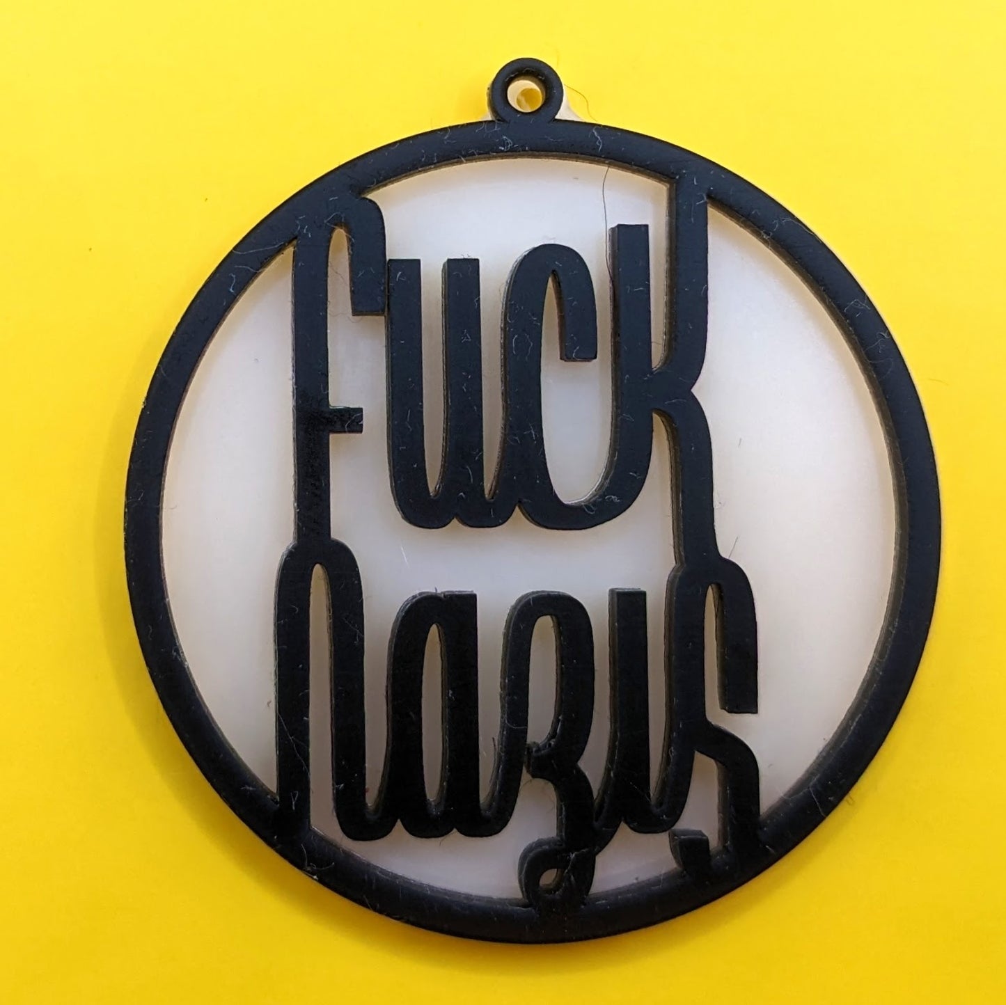 Fuck Nazis Earring