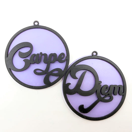 Carpe Diem Cursive Pair